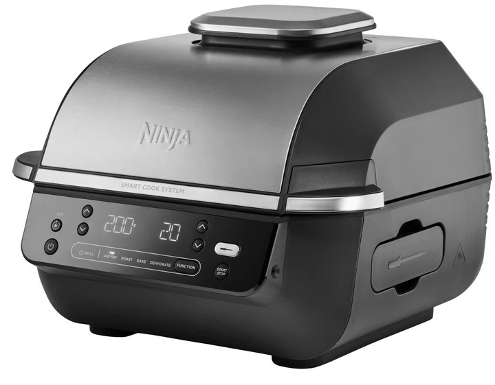 Гриль-барбекю электрический Ninja Foodi Air Grill & Air Fryer с Сooking probe EG351EU 1760 Вт серебр Киев - изображение 7