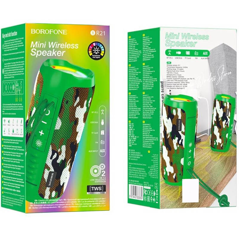 Bluetooth Колонка Borofone BR21 Херсон - зображення 6