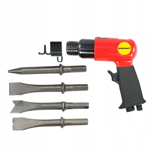Молоток пневматический с набором зубил 4 шт AIRKRAFT RP7621 Харків - зображення 2