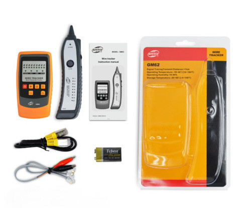 Кабельный тестер RJ-45 и RJ-11 BENETECH GM62 Харків - зображення 7