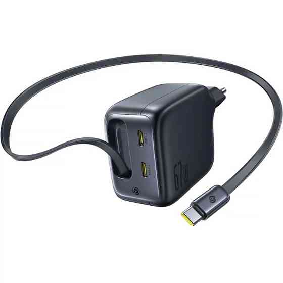 СЗУ Baseus EnerCore CJ11 PD67W with retractable cable (3USB-C) (E0121E) Херсон