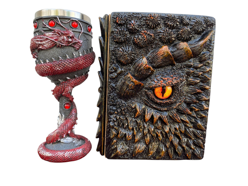 Подарочный набор Бокал 3D Танкард Red и Блокнот 3D «Жар Сердца Дракона» Киев - изображение 1