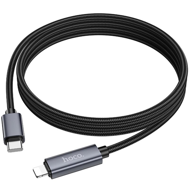 Дата кабель Hoco X112 Favor with display Type-C to Lightning 27W (1m) Херсон - зображення 5