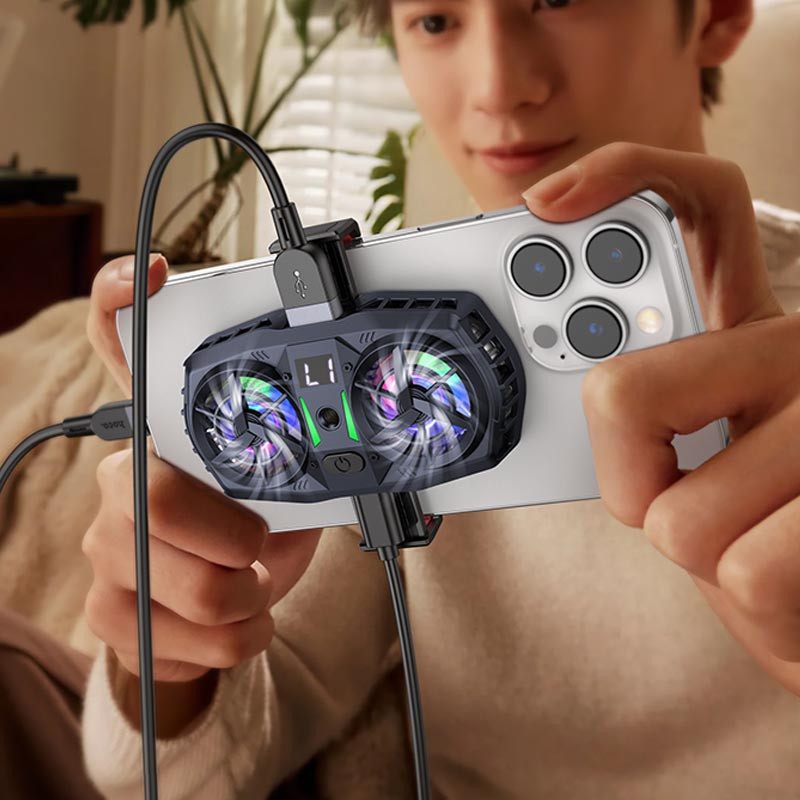 Охлаждающий кулер для мобильного телефона Hoco GM36 Mustango Херсон - зображення 7