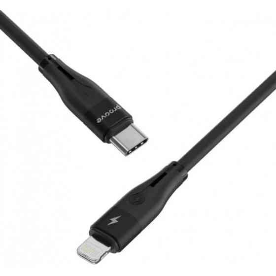Кабель Proove Soft Silicone Type-C to Lightning 27W 1m Black (CCSO27002101) (Код товару:38307) Харків
