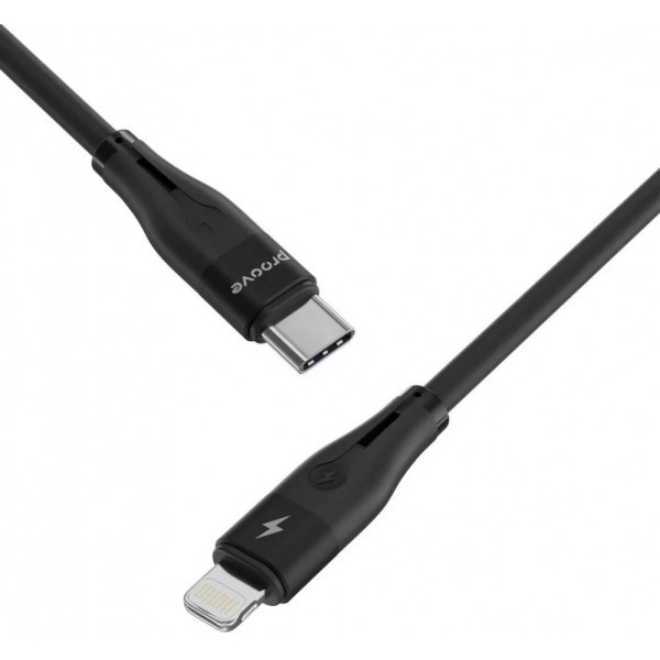 Кабель Proove Soft Silicone Type-C to Lightning 27W 1m Black (CCSO27002101) (Код товару:38307) Харків - зображення 3
