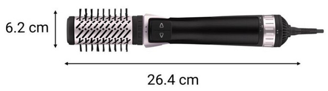 Фен-щетка Rowenta Activ Dry & Style CF9550F0 1000 Вт черный Киев - изображение 2