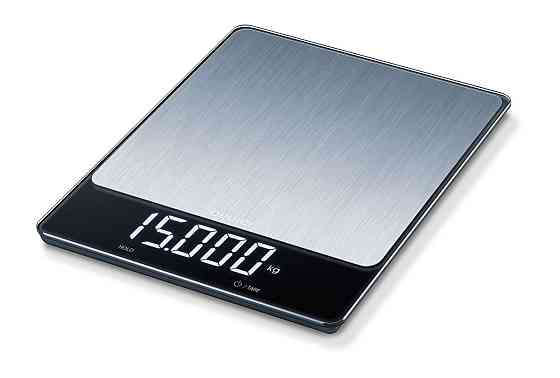 Весы кухонные BEURER Stainless Steel KS 34 XL 15 кг серебристые Киев