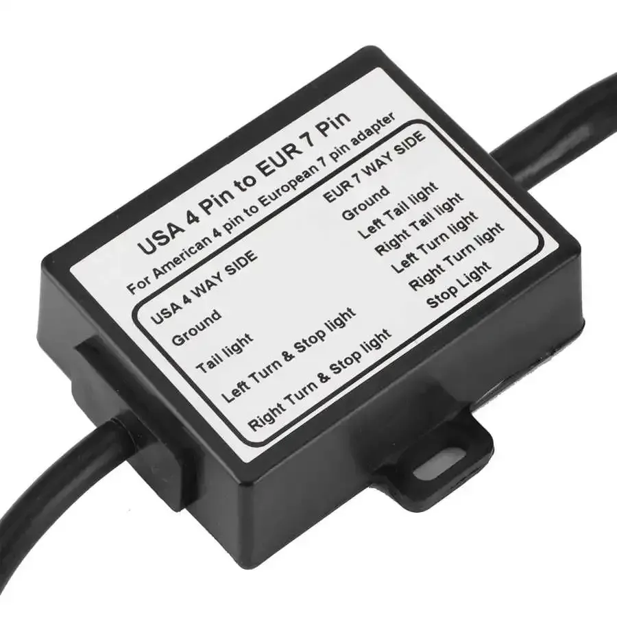 Перехідник - конвертер для фаркопа з USA 4pin на Euro 7pin Харьков - изображение 4