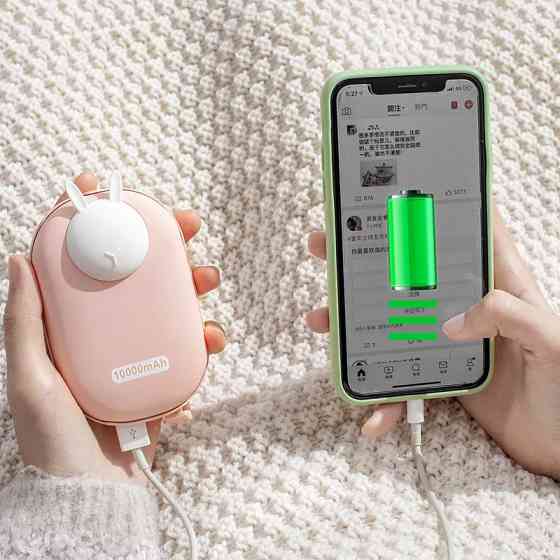 Портативное ЗУ Power Bank GXZ-N705 2in1 с обогревателем для рук 10000 mAh Херсон