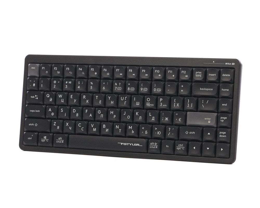 Клавиатура беспроводная A4Tech Fstyler FBX53C(Black) черная Київ - зображення 2