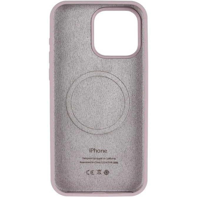 Чехол Silicone Case (AA) Logo with MagSafe для Apple iPhone 15 Pro (6.1") Херсон - зображення 3