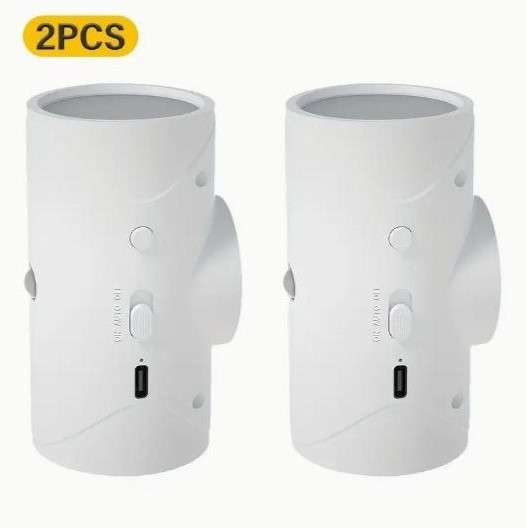 Два акумуляторних LED-нічникі з датчиком руху, магнітним кріпленням та трьома рівнями яскравості Київ - зображення 1