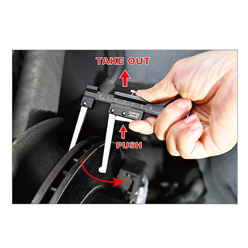 Штангенциркуль для дисков и шин TOPTUL JEEF0160 Харків - зображення 3