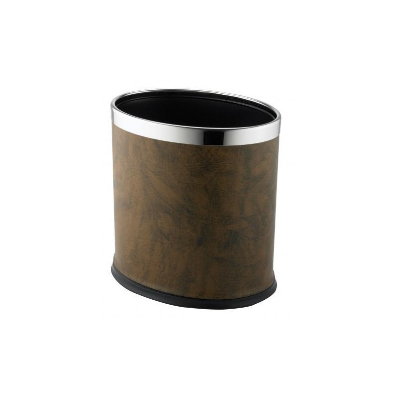 КОРЗИНА ДЛЯ МУСОРА JVD® 10 Л (В КОРИЧНЕВОЙ ОБРАБОТКЕ С КОЖЗАМЕНИТЕЛЯ) Киев - изображение 1