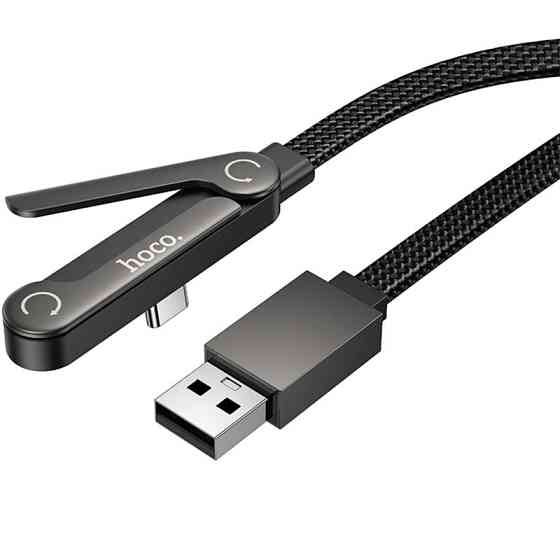 Дата кабель Hoco U150 Exquisite side plug and stand USB to Type-C 36W (1.2m) Херсон