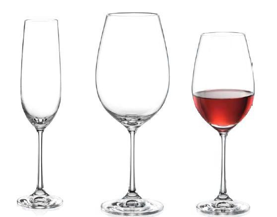 Набір келихів 18 предметів Viola Bohemia 40729-18 Київ - зображення 1