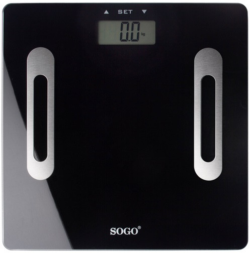 Весы напольные SOGO SS-3981 180 кг черные Київ - зображення 1