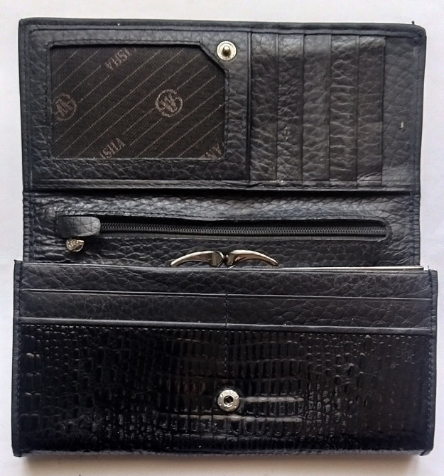 Жіночий гаманець Wanlisha на 16 секцій з блискавкою та застібкою Львів - зображення 2