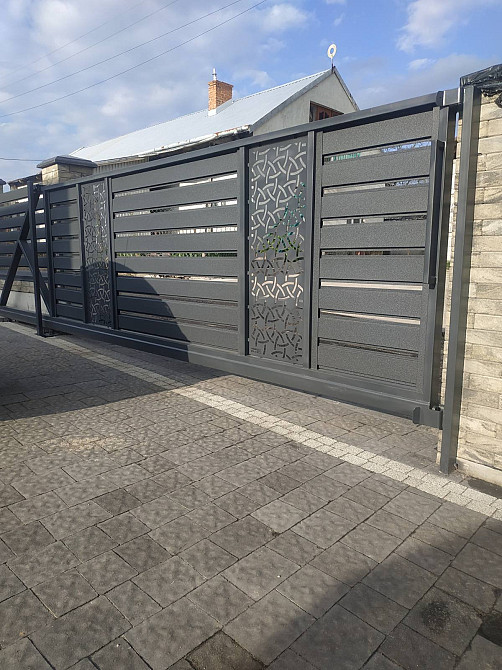 Розпашні відкатні ворота під розмір,замовлення. Автоматика. Замір, монтаж,установка,доставка.Ціни. Львів - зображення 4