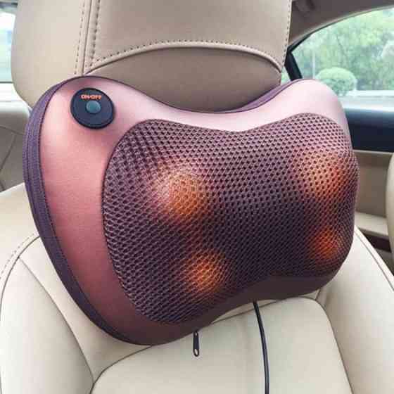 Массажная подушка Car and Home Massage Pillow, массажер для шеи автомобильный Полтава