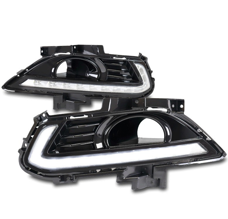 Комплект накладок ПТФ DRL для Ford Fusion 2013-16 Led ДХО з проводкою для під'єднання Одесса - изображение 3