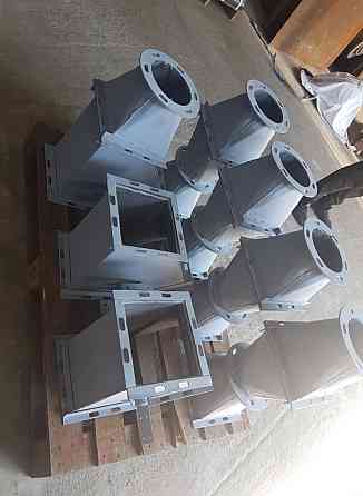 Патрубок переходный  300*300 д. 220 мм. патрубок СП-8  Патрубок  самотечного потока Київ