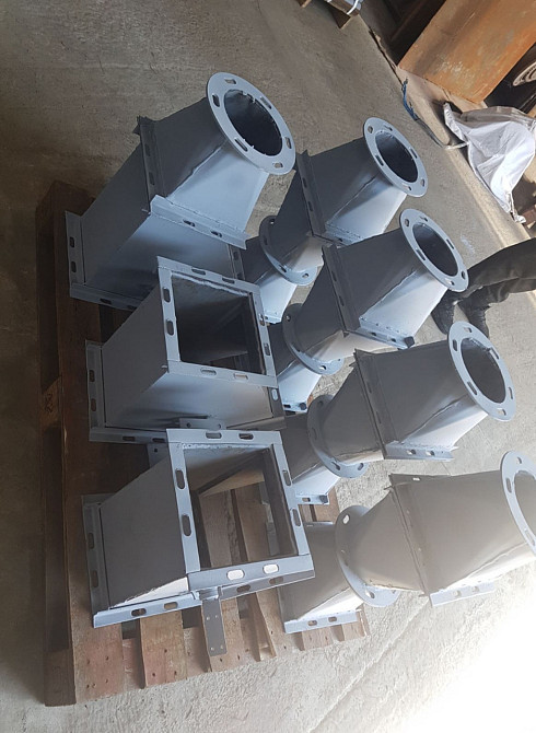 Патрубок переходный  300*300 д. 220 мм. патрубок СП-8  Патрубок  самотечного потока Київ - зображення 6