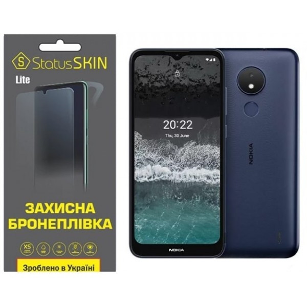 Поліуретанова плівка StatusSKIN Lite на екран Nokia C21 Матова (Код товару:27019) Харків - зображення 1