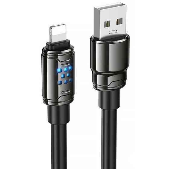 Дата кабель Hoco U143 Joy USB to Lightning 2.4A (1.2m) Херсон