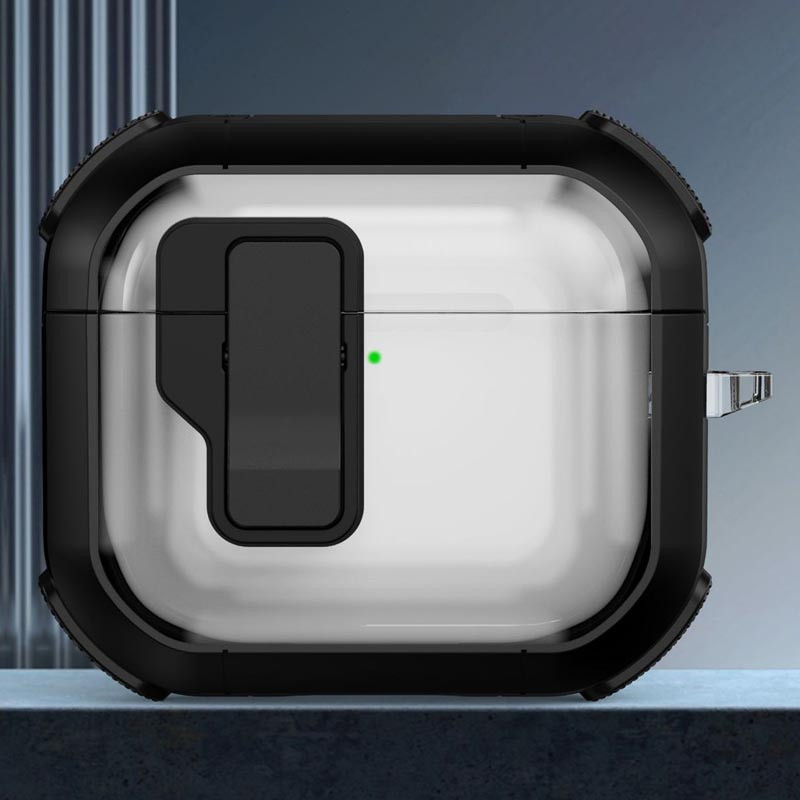 Футляр противоударный Locking Button для наушников Airpods 3 Херсон - зображення 2
