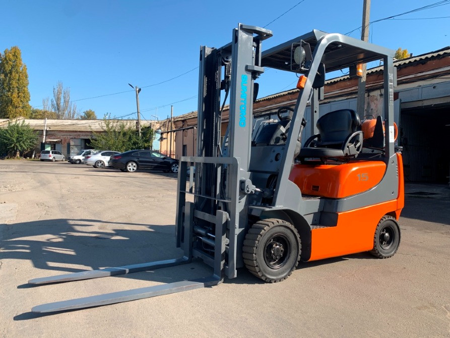 Вилочный автопогрузчик Sumitomo на 1.5 тонны с синхронным позиционером вил. Модель 03FL15PAXI2LD Днепр - изображение 2