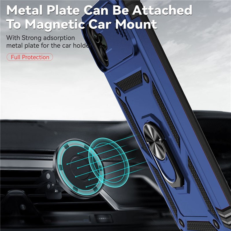 Ударопрочный чехол Camshield Serge Ring для Samsung Galaxy A04e Херсон - зображення 4