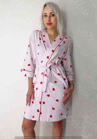 Женский халат на поясе с рисунком "Loveu" (арт. LGK 208/25/01) Кривий Ріг