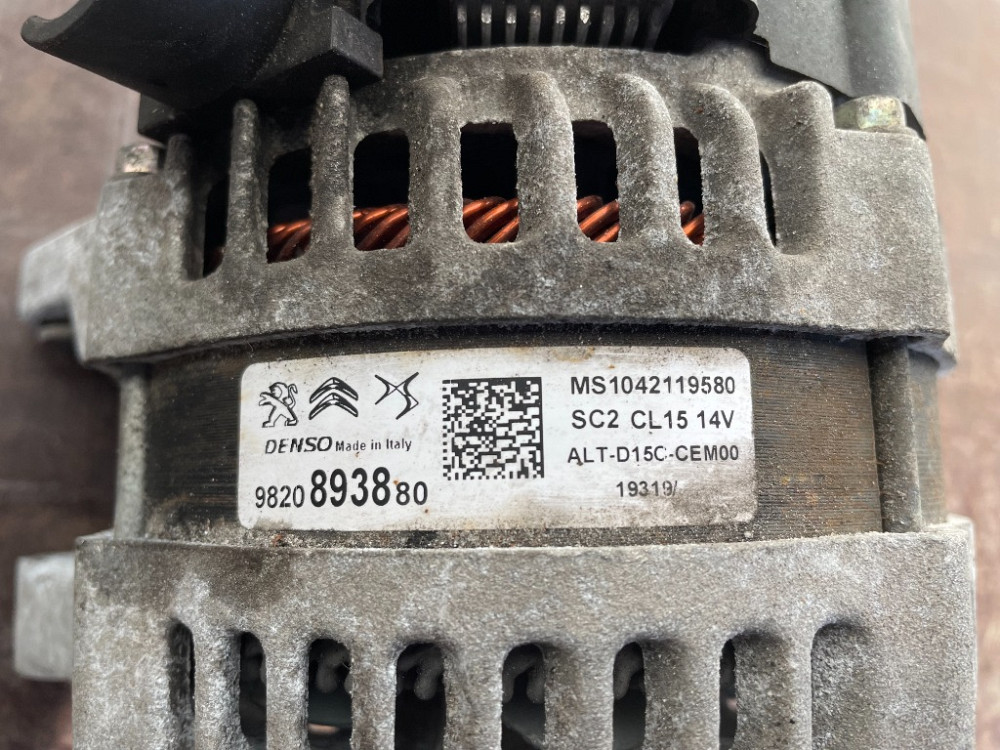 Генератор Opel Vivaro 1.5 BlueHDI 2019-2024 (9820893880) Ковель - изображение 4