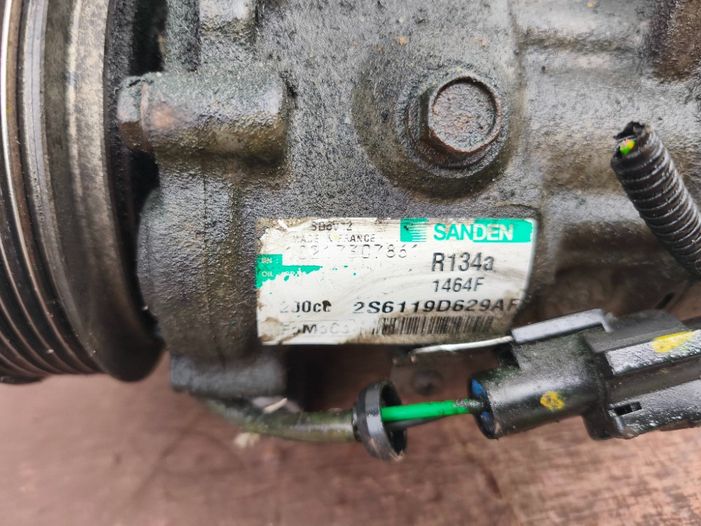 Компрессор кондиционера Ford Fusion 1.4 / 1.6 tdci 2002-2012 (2S6119D629AF) Ковель - изображение 4