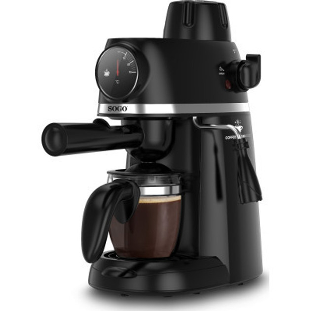 Кофеварка рожковая SOGO SS-7645 800 Вт черная Киев - изображение 5