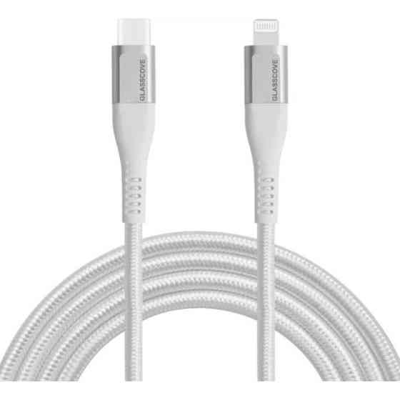Glasscove USB кабель BRAID2 Type-C to Lightning 30W 1.2m White (GBCL13WH) Харьков