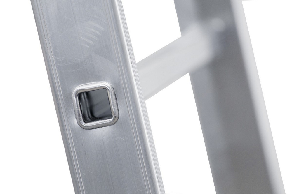 Лестница алюминиевая MASTERTOOL односекционная приставная 10 ступеней h=4050 мм max 150 кг 79-1510 Харків - зображення 3