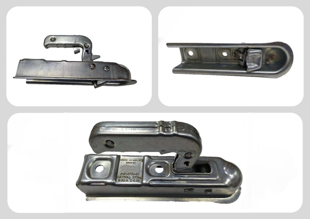 Зчіпний замок причепа  на дишло квадратне 40 мм Баришівка - зображення 3