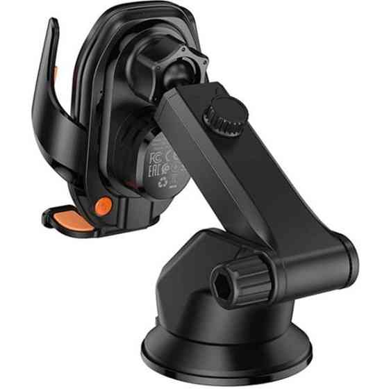 Автомобільний тримач Hoco HW34 wireless fast charging Black Харьков