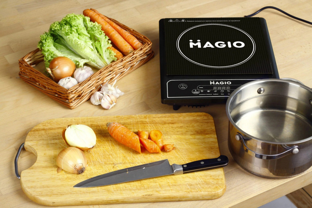 Плита индукционная настольная Magio MG-441 1350 Вт Київ - зображення 2