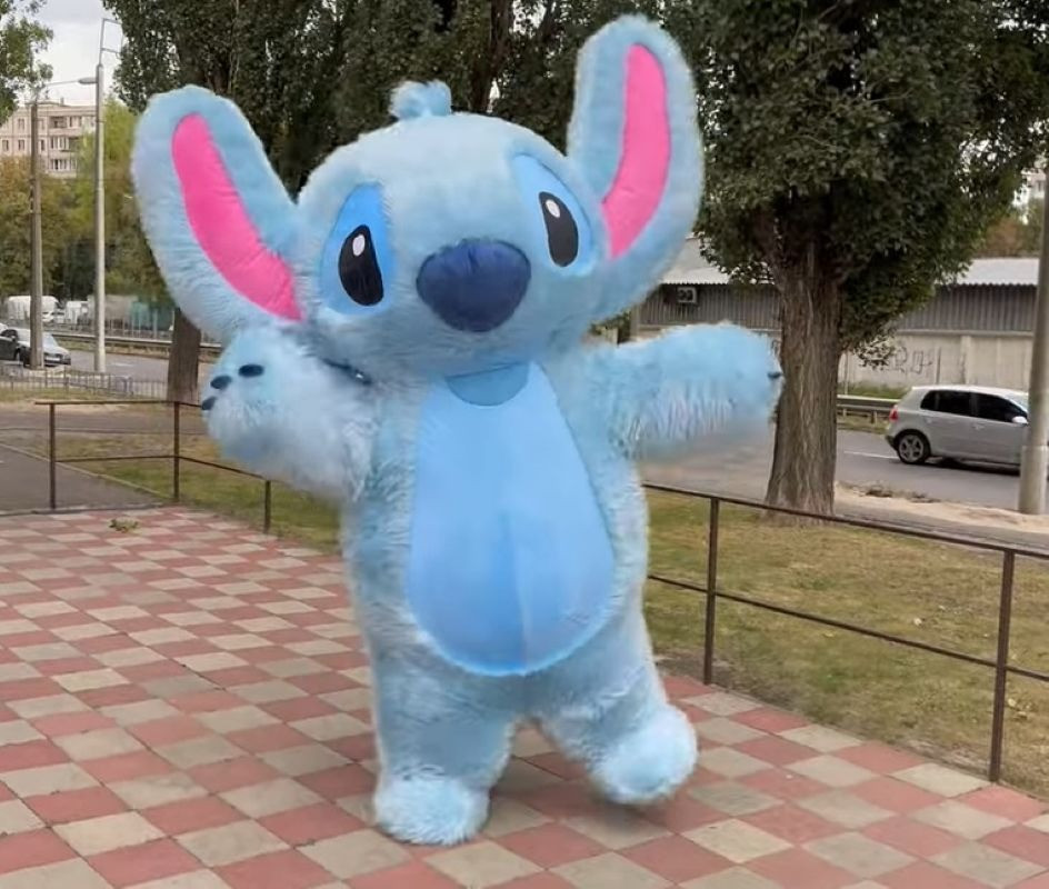 Костюм Стич надувной аниматору 250 см детские праздники, корпоративы Київ - зображення 4