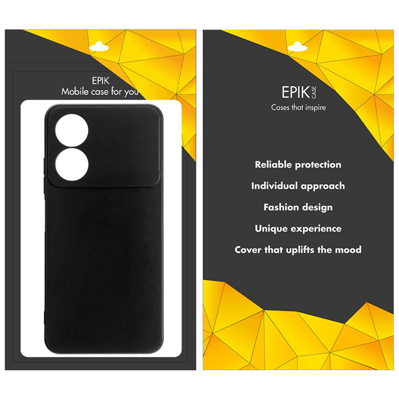 Чехол TPU Epik Black Full Camera для ZTE Blade A34 4G Херсон - изображение 2