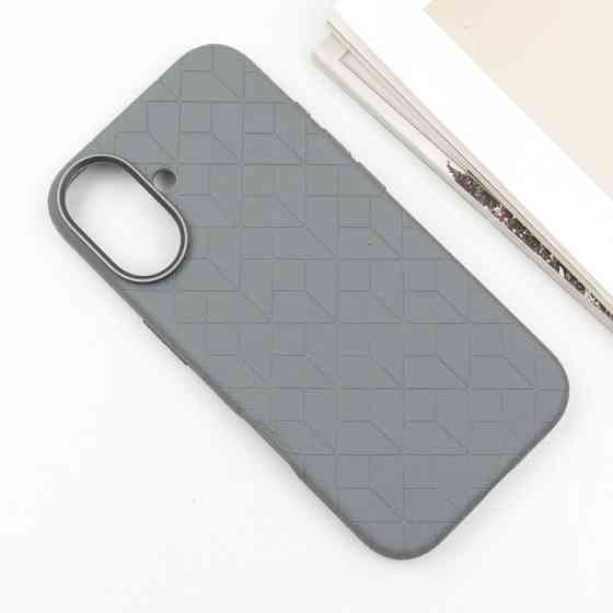 Кожаный чехол Carved with MagSafe для Apple iPhone 16 (6.1") Херсон