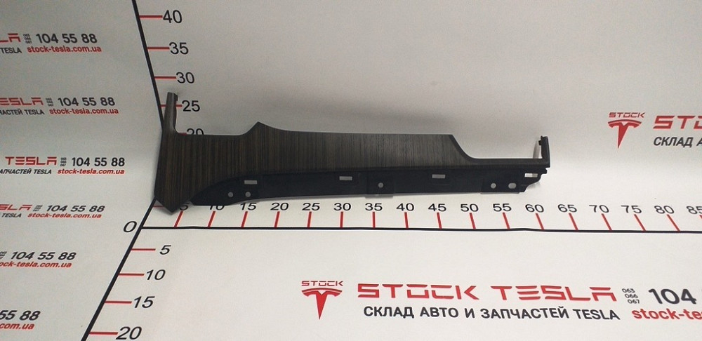 2Декоративная накладка центр. панели пасс. OBECHE OPEN PORE VERTICAL (с повреж) Tesla model S, model Киев - изображение 1