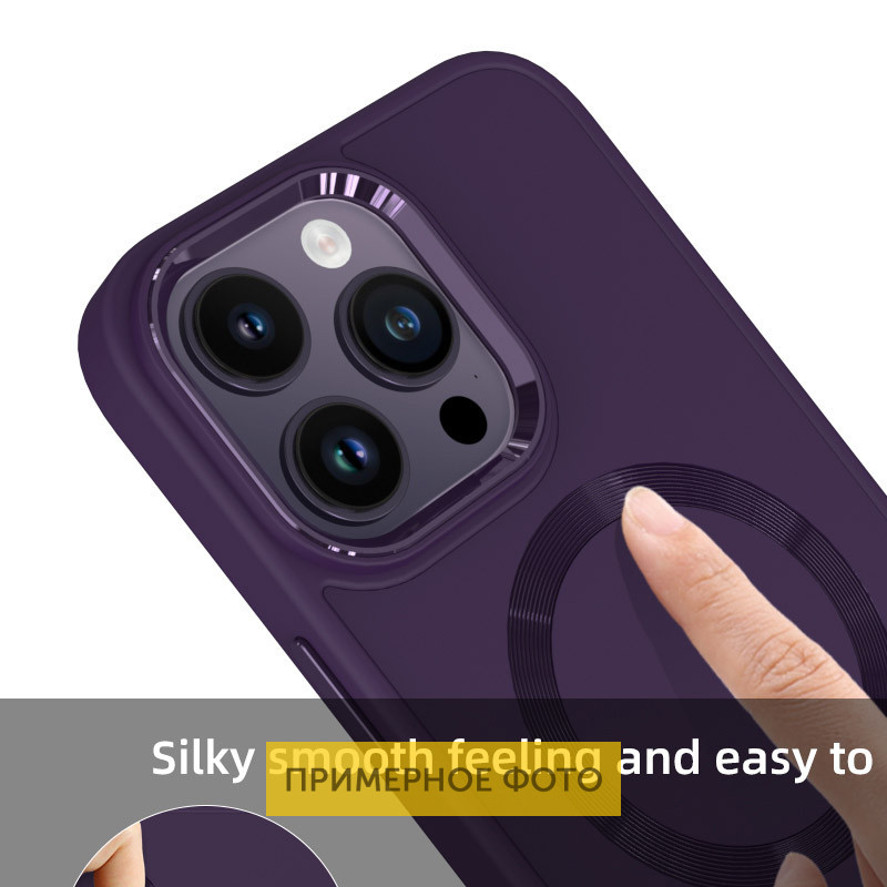 TPU чехол Bonbon Metal Style with MagSafe для Apple iPhone 16 Pro (6.3") Херсон - изображение 4