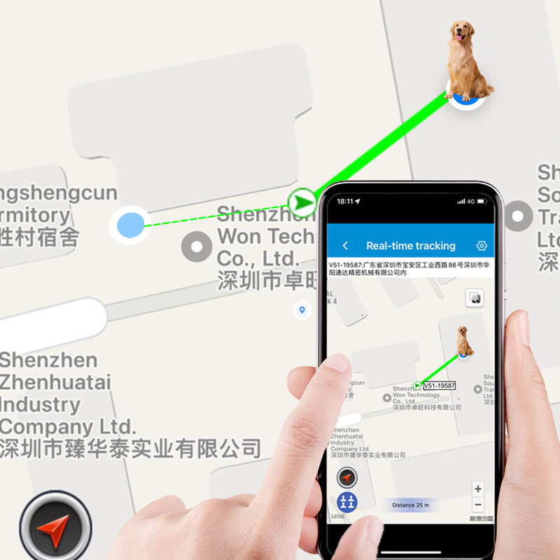 Трекер GPS для животных V53 Pet Tracker SIM (4GLTE) 900mAh Херсон - зображення 3