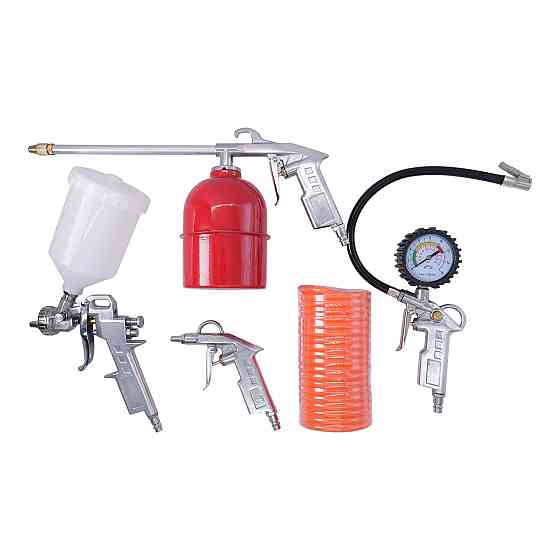 Набор покрасочный пневматический 5 ед. AIRKRAFT AIR5PCS Харків