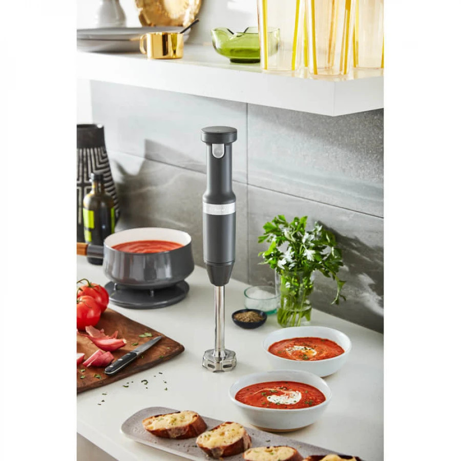 Блендер занурювальний бездротовий KitchenAid 5KHBBV53EDG сірий вугільний Киев - изображение 1